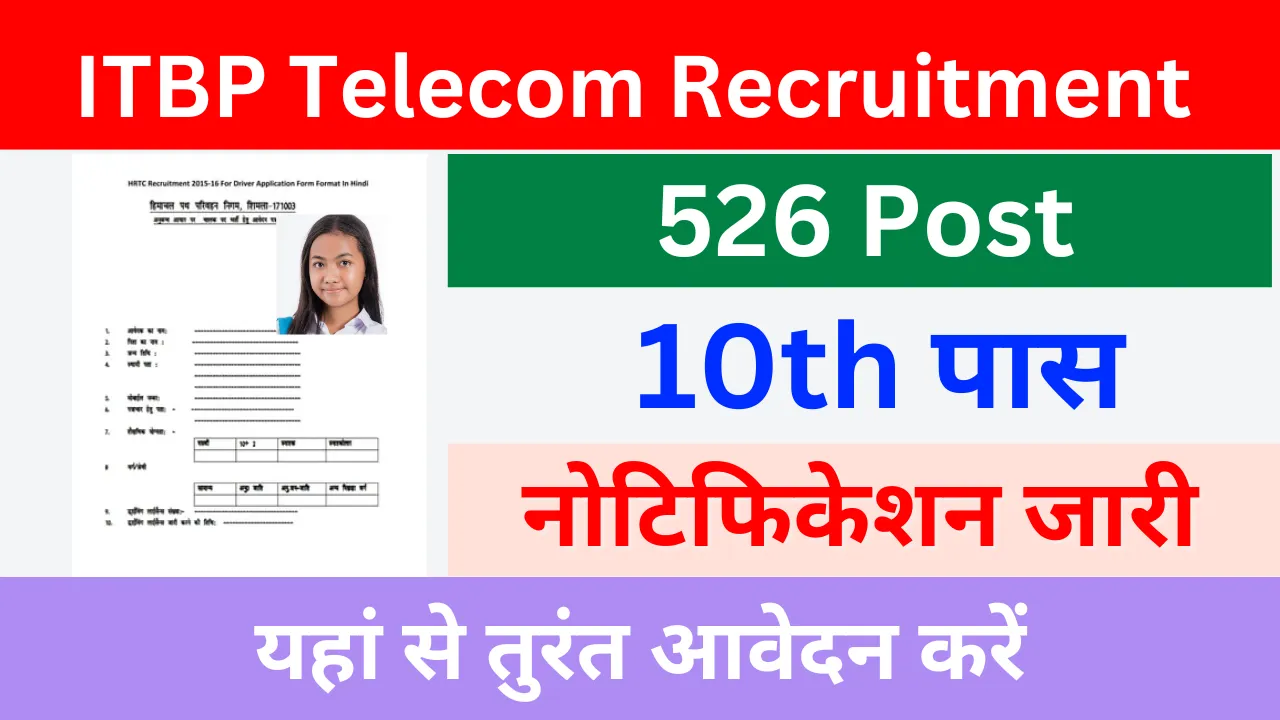 ITBP Telecom Recruitment